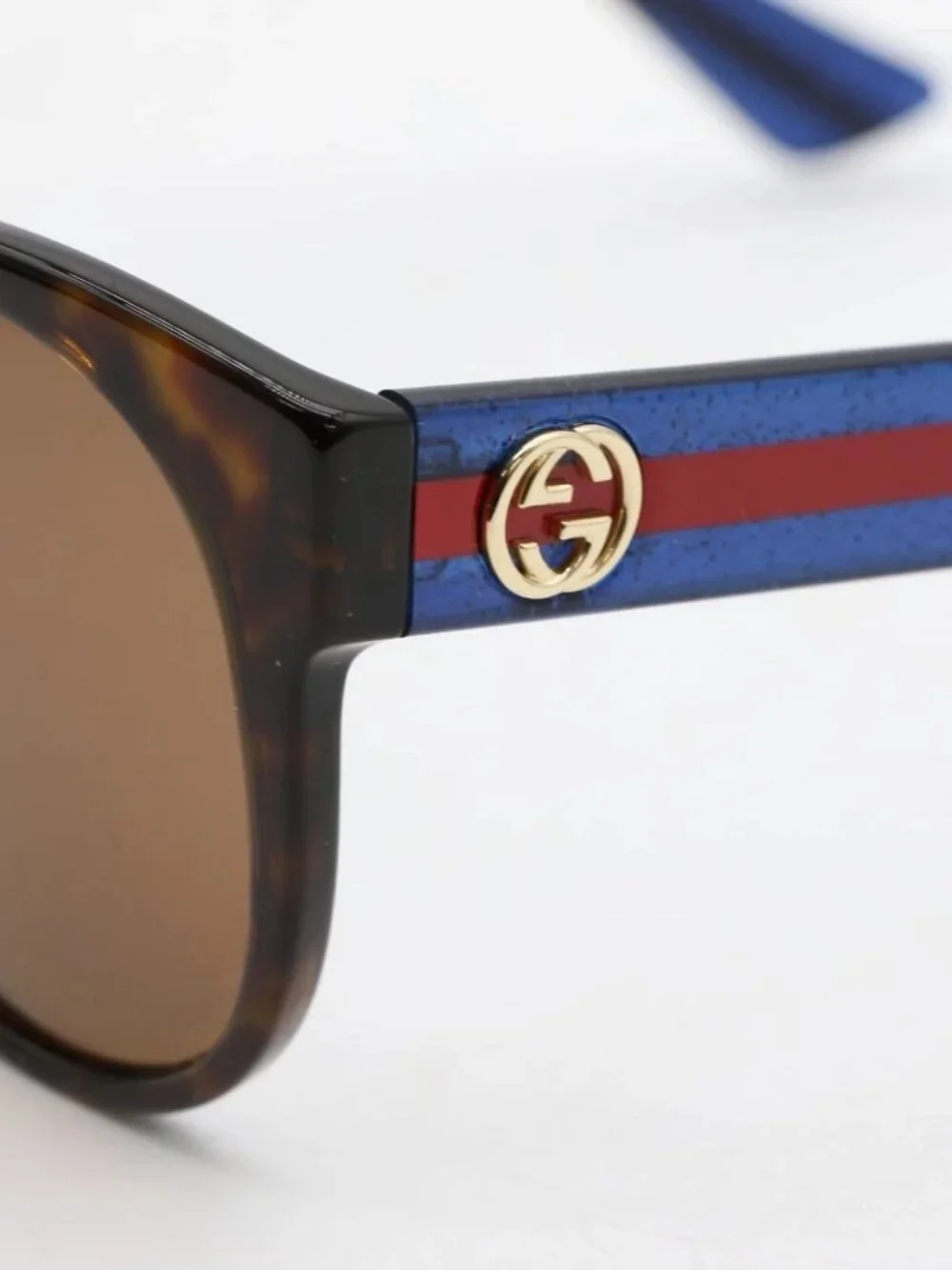 Gucci Sunglasses GG0035S 004 54-22-140 - Blue/Brown